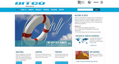 Desktop Screenshot of ditco-shipsuppliers.com